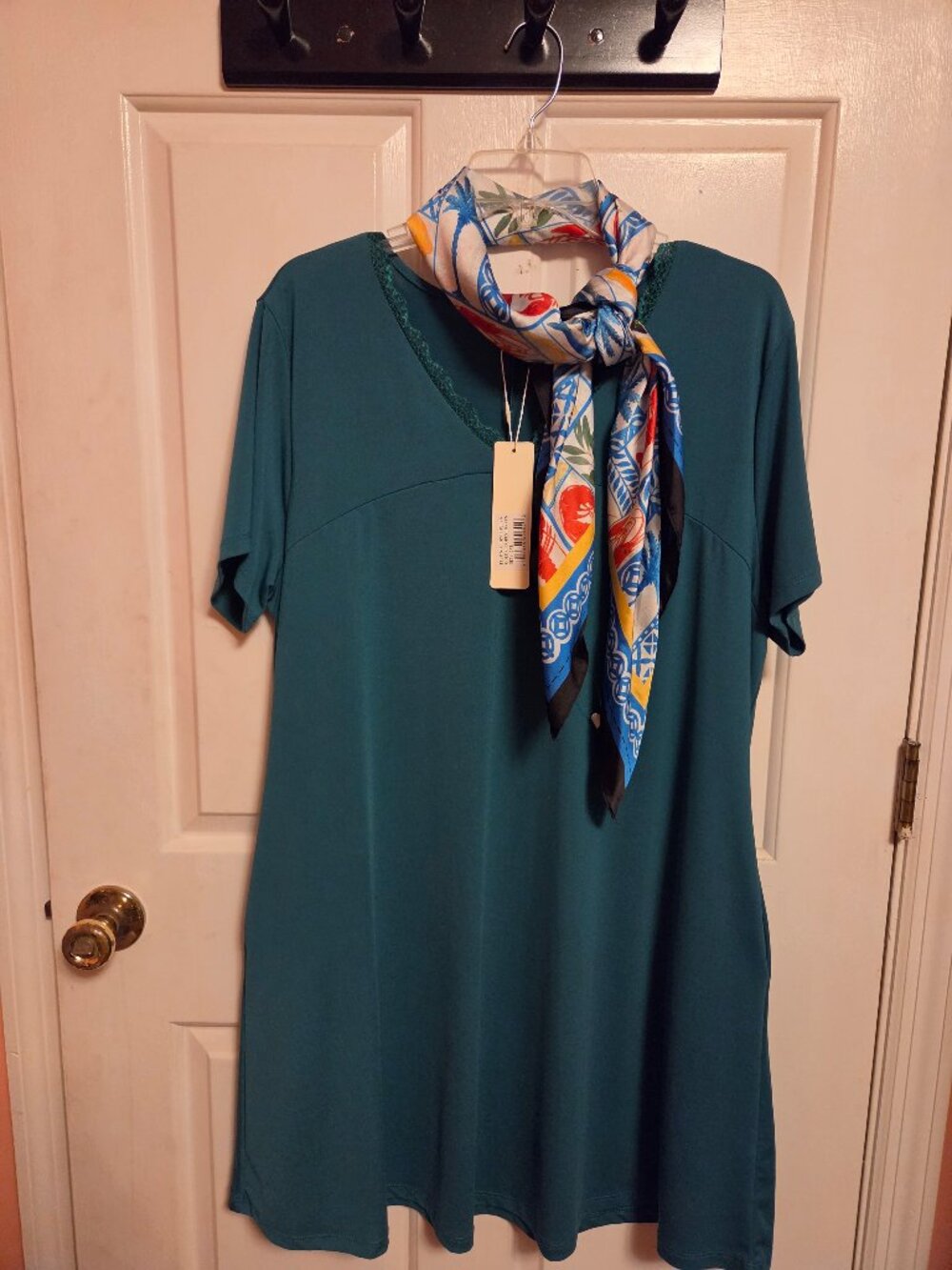 New Yelete Green 2XL VNeck Dress.